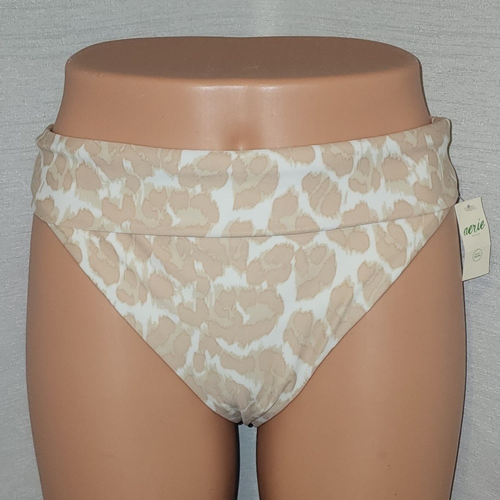 Aerie Leopard Print Bikini Bottom